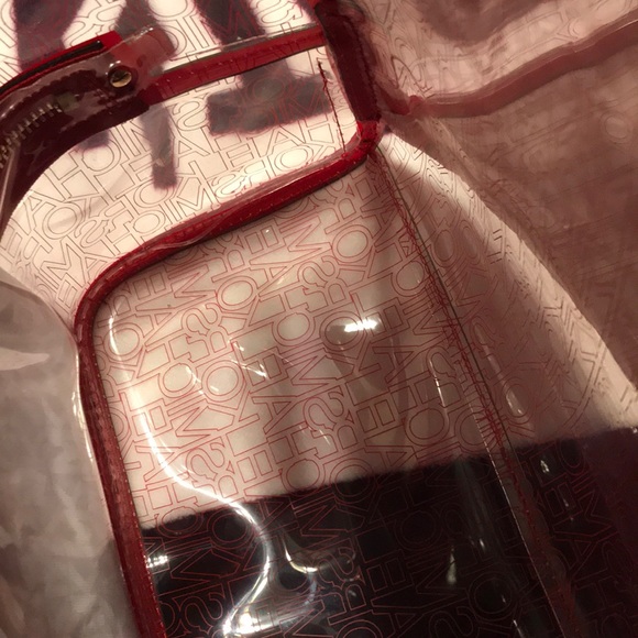 Michael Kors Rhea backpack red clear - Picture 8 of 8